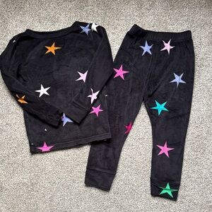 Cat & Jack Black Star Pajama Set
